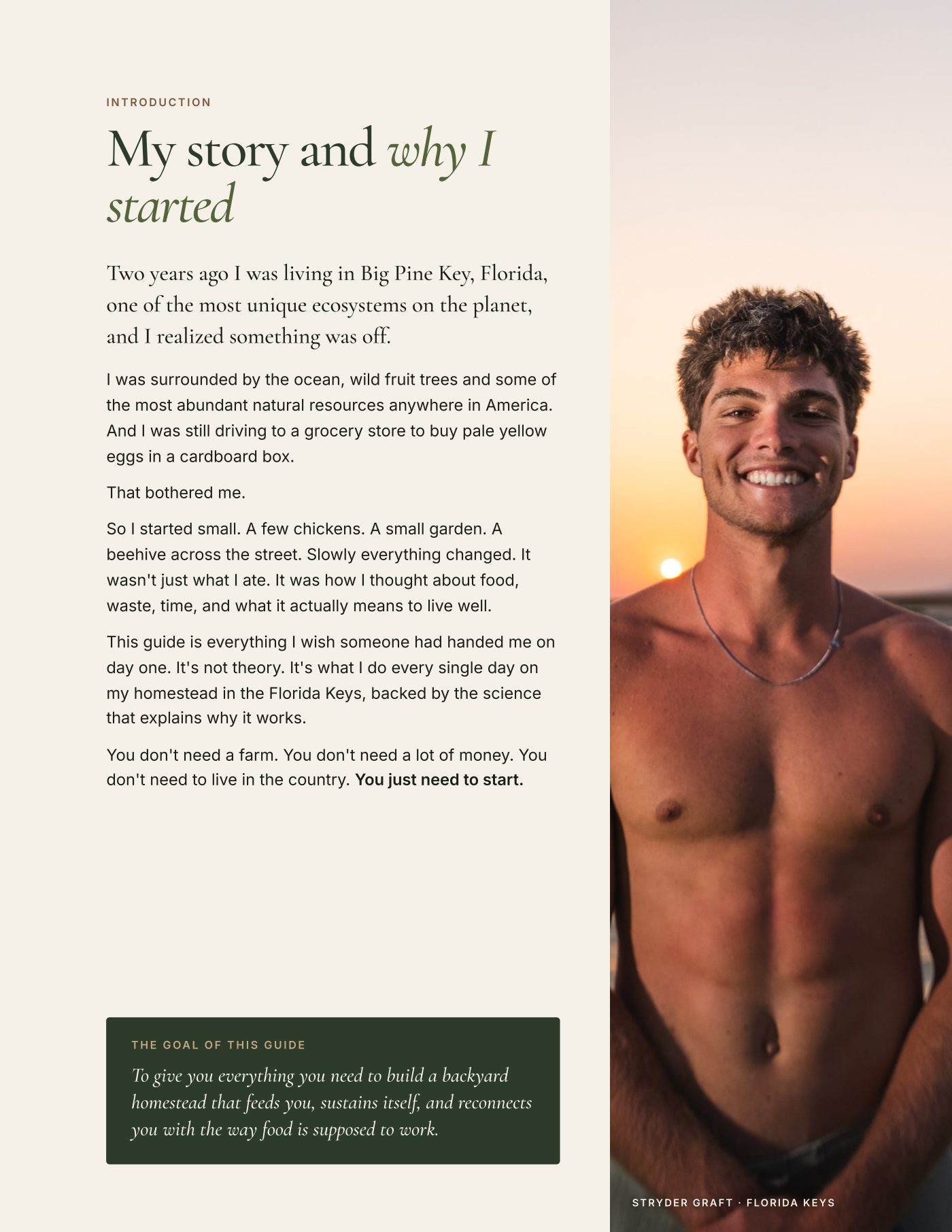 Introduction page